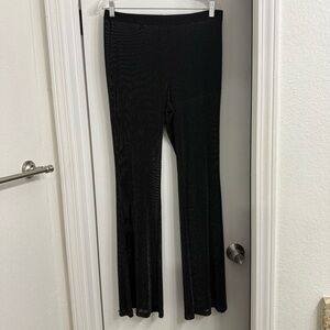 ❤️ 3 for $18 ❤️ Glitter Mesh Flare Pants